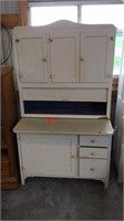 Old Sellers cabinet w/enamel top