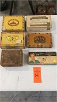 Old cigar boxes