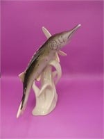 Royal Dux Swordfish Figurine 7" H