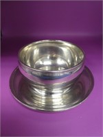 Wallace Sterling Silver Caviar Bowl With
