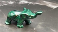 Miniature green elephant