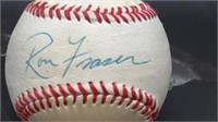 Ron Frazier autographed baseball - Miami