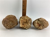 Geode Rocks, includes (3) geode rocks, please see