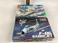 AMT Vought A-7E Corsair II 1:72 scale model kit,