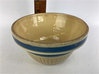 Yellowware mixing bowl