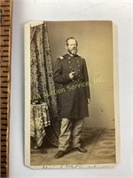 Civil War Era Cabinet Card Black and White photo.