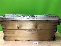 1952 Wooden Ammo Box