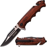 Tac Force Spring Assist Folding Knife Brown