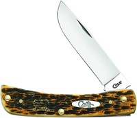 Case Xx Amber Jigged Bone Folding Pocket Knife