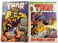 (2) THE MIGHTY THOR #155 & #202 MARVEL