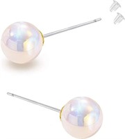 Timeless 9mm Pearl Stud Earrings