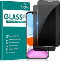2 Pack Iphone 11/xr Privacy Screen Protector