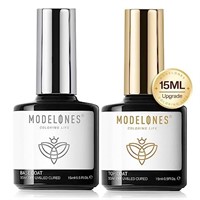 Modelones 2 Piece Gel Top Base Coat Nail Polish