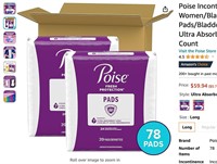 Poise Incontinence Pads for Women/Bladder