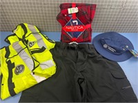 UNION PACIFIC SAFETY VESTS, DENALI SHORTS & PJS