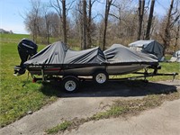 2006 Bass Tracker Fishing Boat with trailer