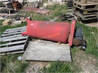 Red Upright Air Tank, no motor, tank only