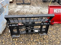 Hydraulic Skid Steer QA Pallet Forks -NO RESERVE