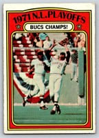 1972 Topps Baseball #221-230 10 Card Playoff Lot