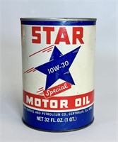 Vintage Star Motor Oil 1 Qt Can