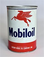 Vintage Mobil Gargoyle Oil Can - Full