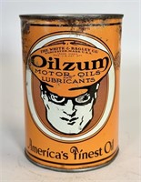 Vintage Oilzum Motor Oil 1 Qt Can