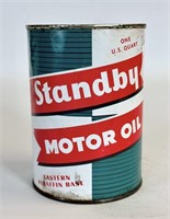 Vintage Standby Motor Oil 1 Qt Can