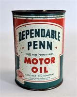 Dependable Penn 1 Qt Motor Oil Can