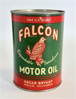 Vintage Falcon Motor Oil 1 Quart Can