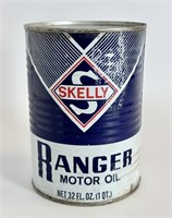 Vintage Skelly Ranger Motor Oil 1 Qt Can