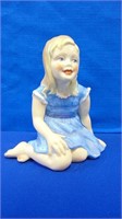 Royal Worcester Young Girl Figure " Judy "
