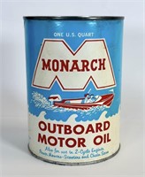 Vintage Monarch Outboard Motor Oil Can