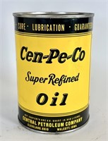 Vintage Cen-Pe-Co Super Refined Motor Oil 1