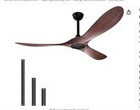 Outdoor Ceiling Fan 76*18*17.5 cm " with Remote