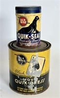 Two Vintage Whiz Cans - Quik-Seal & Quik-Dress