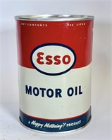 Vintage ESSO Motor Oil 1 Quart Can