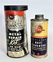Two Vintage Whiz Cans - Lots of Wear