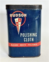 Vintage Hudson Polishing Cloth Can