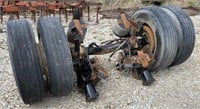 HD Semi Rear Axle, Great Wheels and Tires