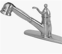 Aqueous Pull Out Kitchen Faucet Brushed Nickel