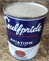 1940s GulfPride Aviation 40 Series D Oil Can (3)