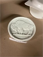 Avon five cent soap, coin