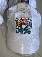 LOT OF 6 NEW HATS WHITE
