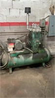 Air compressor, brand unknown, size unknown, 3