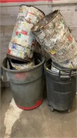 Trash cans