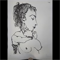 After Pablo Picasso Signed And Numbered Lithograph