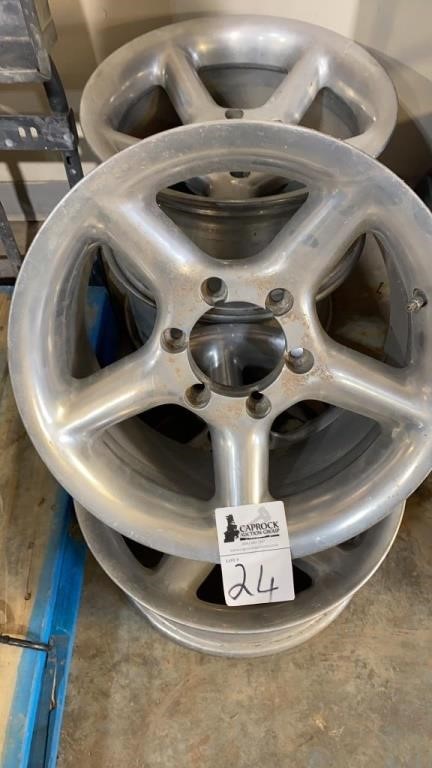 4 x 16 " x 8"  6 Hole Aluminum Rims