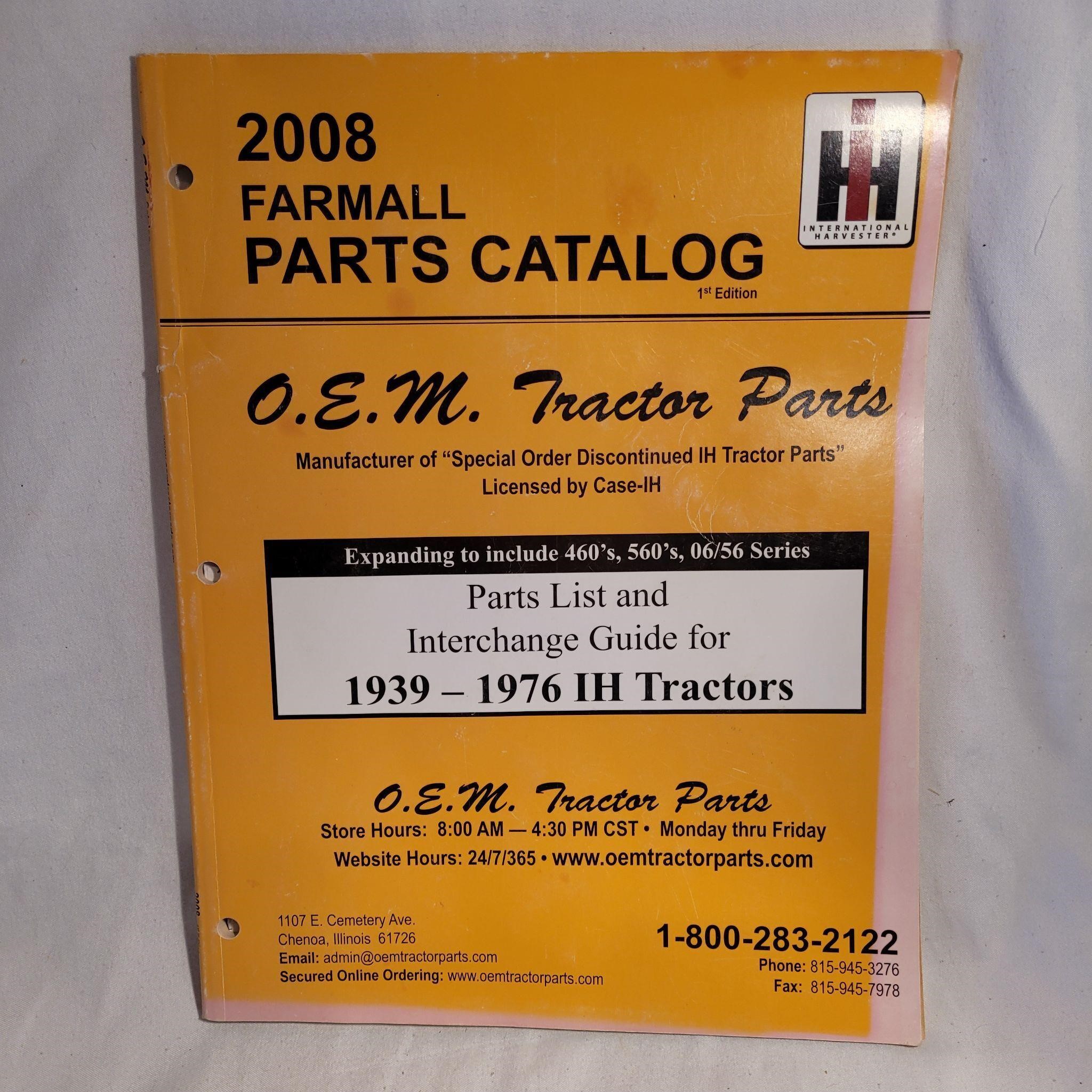 2008 Farmall parts catalog