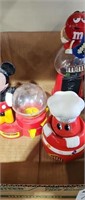 3 x Assorted Candy Dispensers