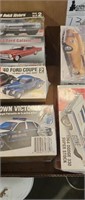 6 x Assorted Model Car Kits (new)